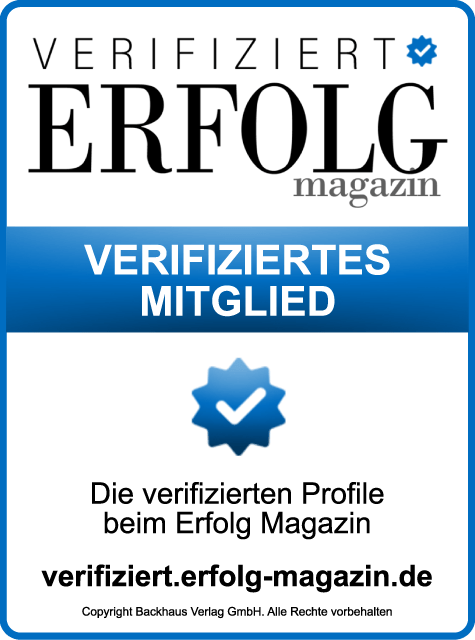 Verifiziertes Mitglied - Erfolg Magazin